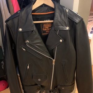 Milwaukee Leather Biker Jacket size L